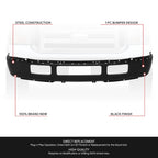 Front Bumper Face Bar for Ford F-250/F-350 SD (2005–2007) w/o Fender Flare Holes Black