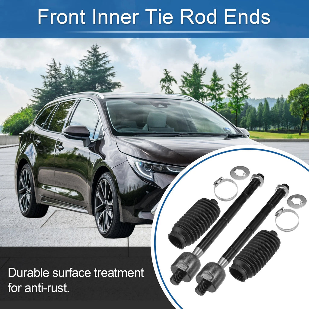 Set of 4 Front Inner Tie Rod End Links for Toyota RAV4 (2006–2018)