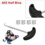Stainless Exhaust Pipe Muffler Mounting Springs Hooks for Motorcycle