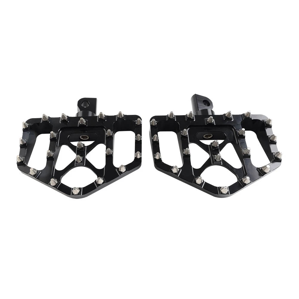 Wide MX Style Foot Pegs for Harley Touring Sportster Softail Dyna