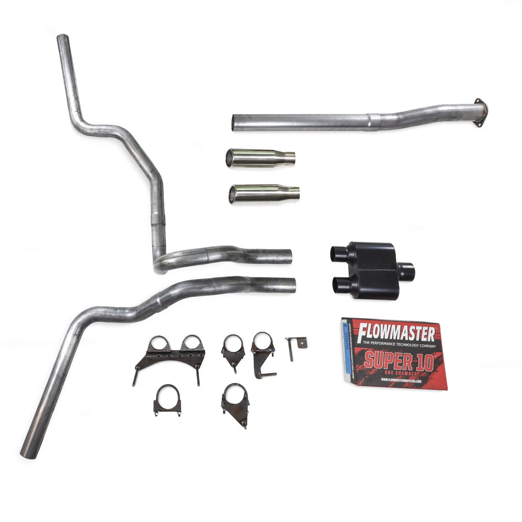 Dual Exhaust Kit for Toyota Tacoma (2016–2023) 2.5" Flowmaster Super 10