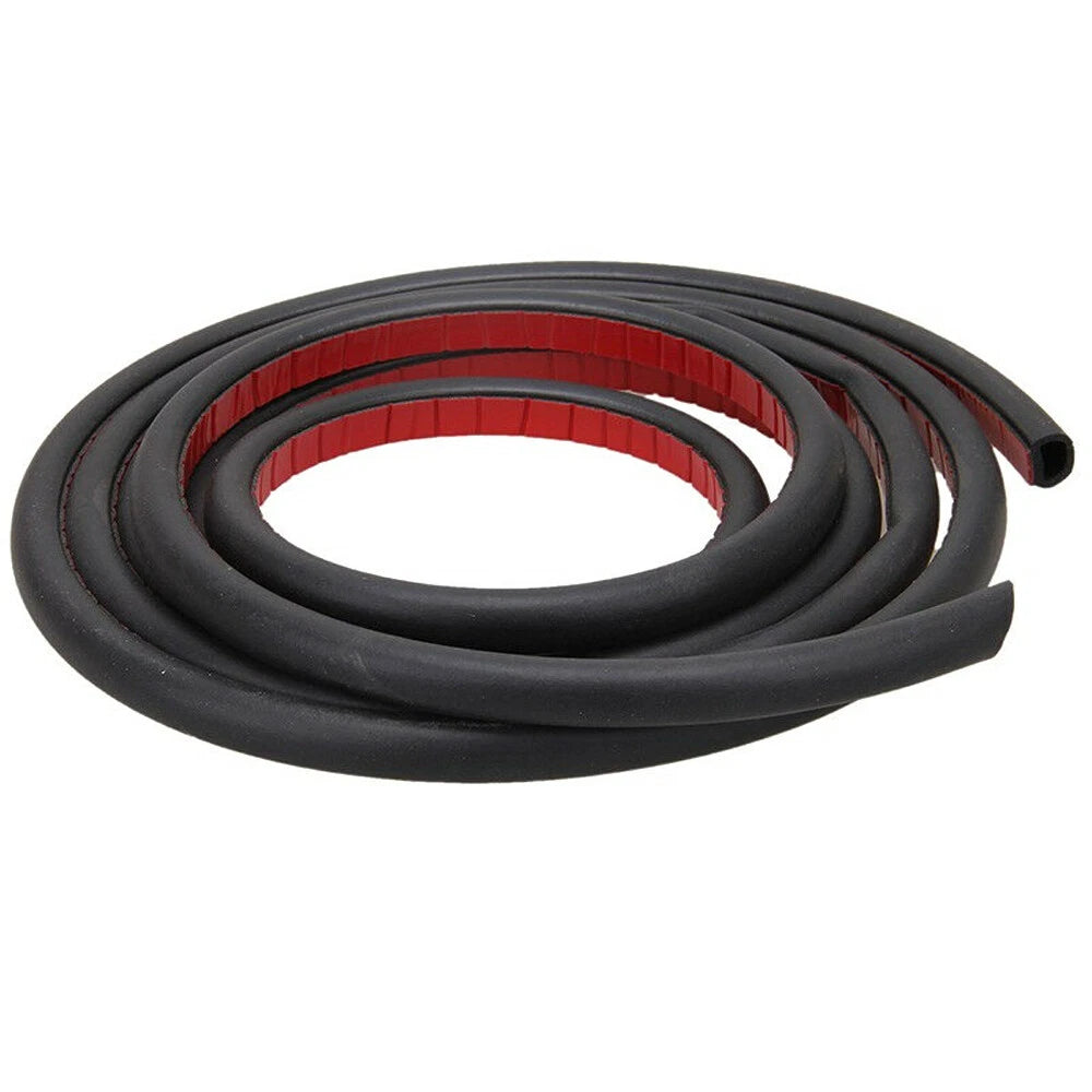 16FT D-Shape Rubber Weatherstrip Seal for Universal Fit (Car)
