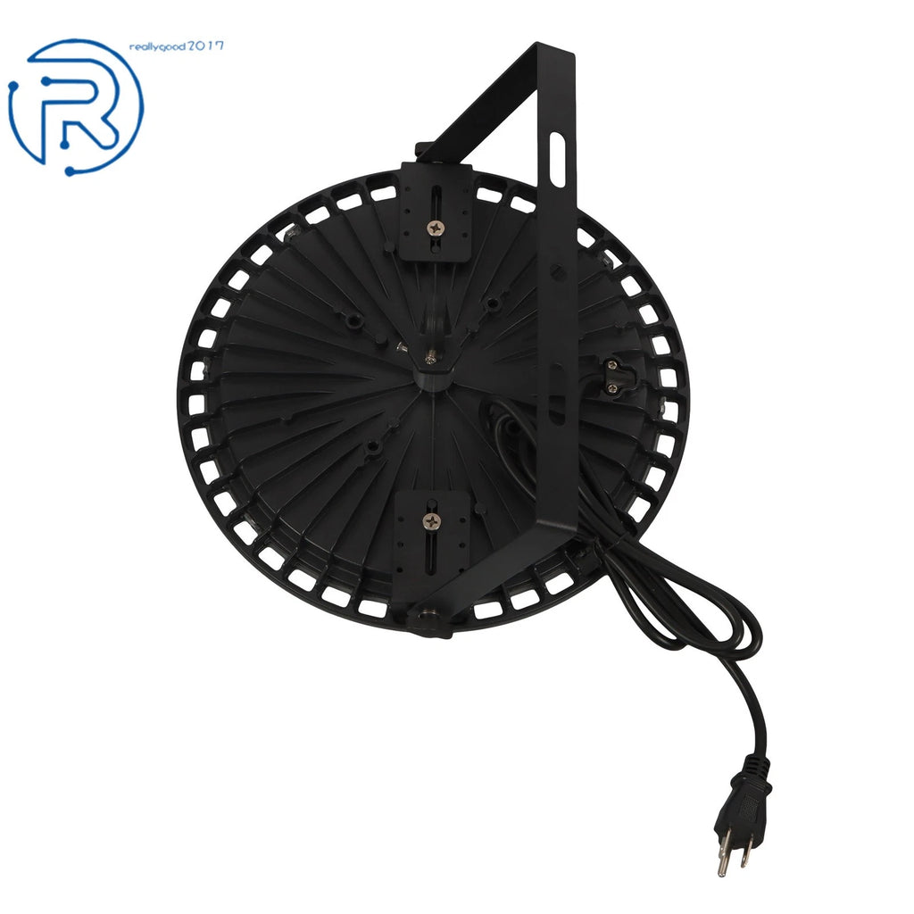 Set of 2 LED High Bay Lights for Industrial Use (150W, 5000K)