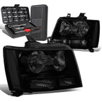 2X Tinted/Clear Signal Headlights for Chevy Tahoe Suburban (2007–2014)