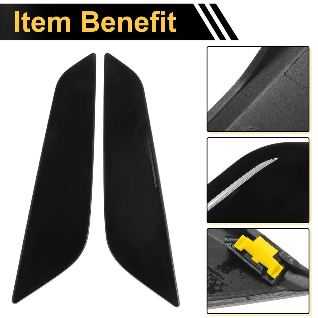 Air Flow Fender Vent Cover Trim for BMW 530e Sedan (2018–2023) Glossy Black 1 Pair
