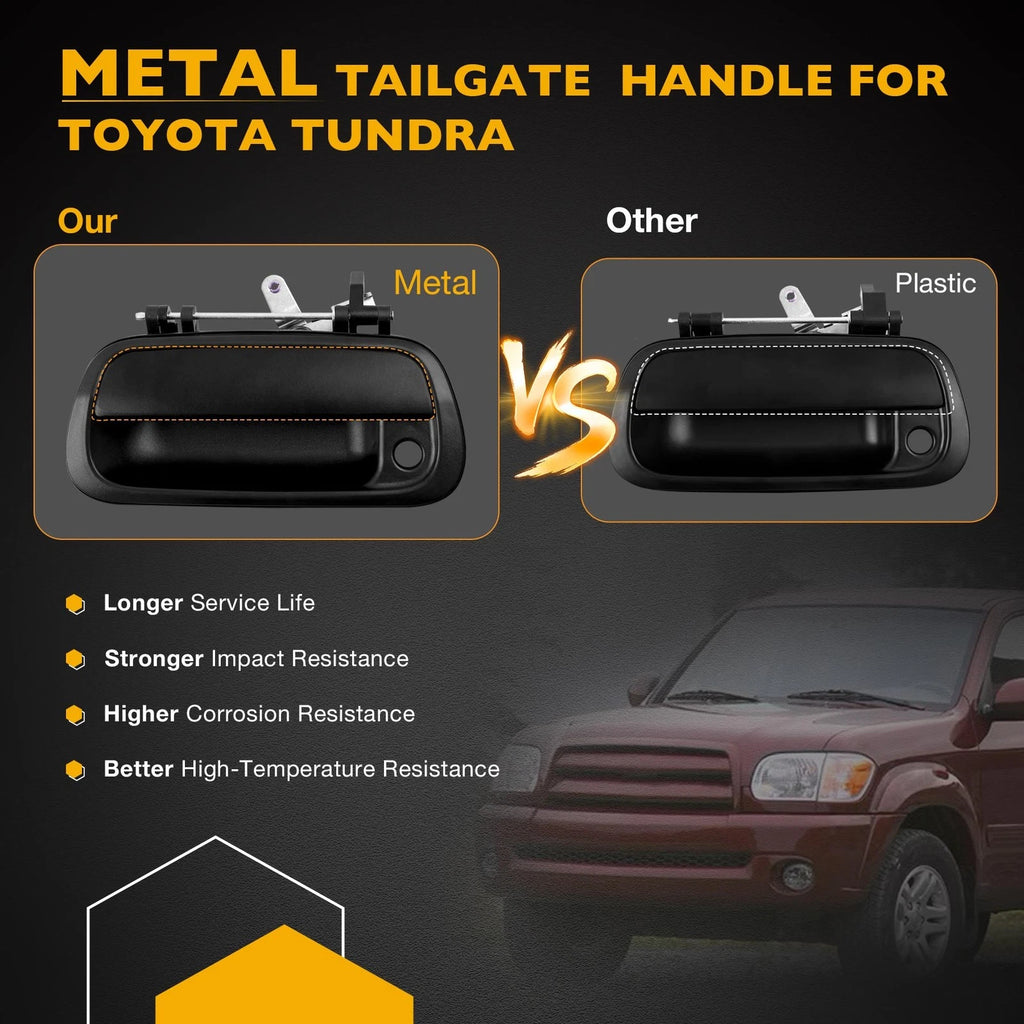 Upgraded Metal Tailgate Handle for Toyota Tundra (2000-2006)