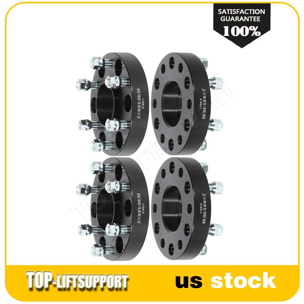Set of 4 Hubcentric Wheel Spacers for Chevy Silverado 1500, GMC Sierra