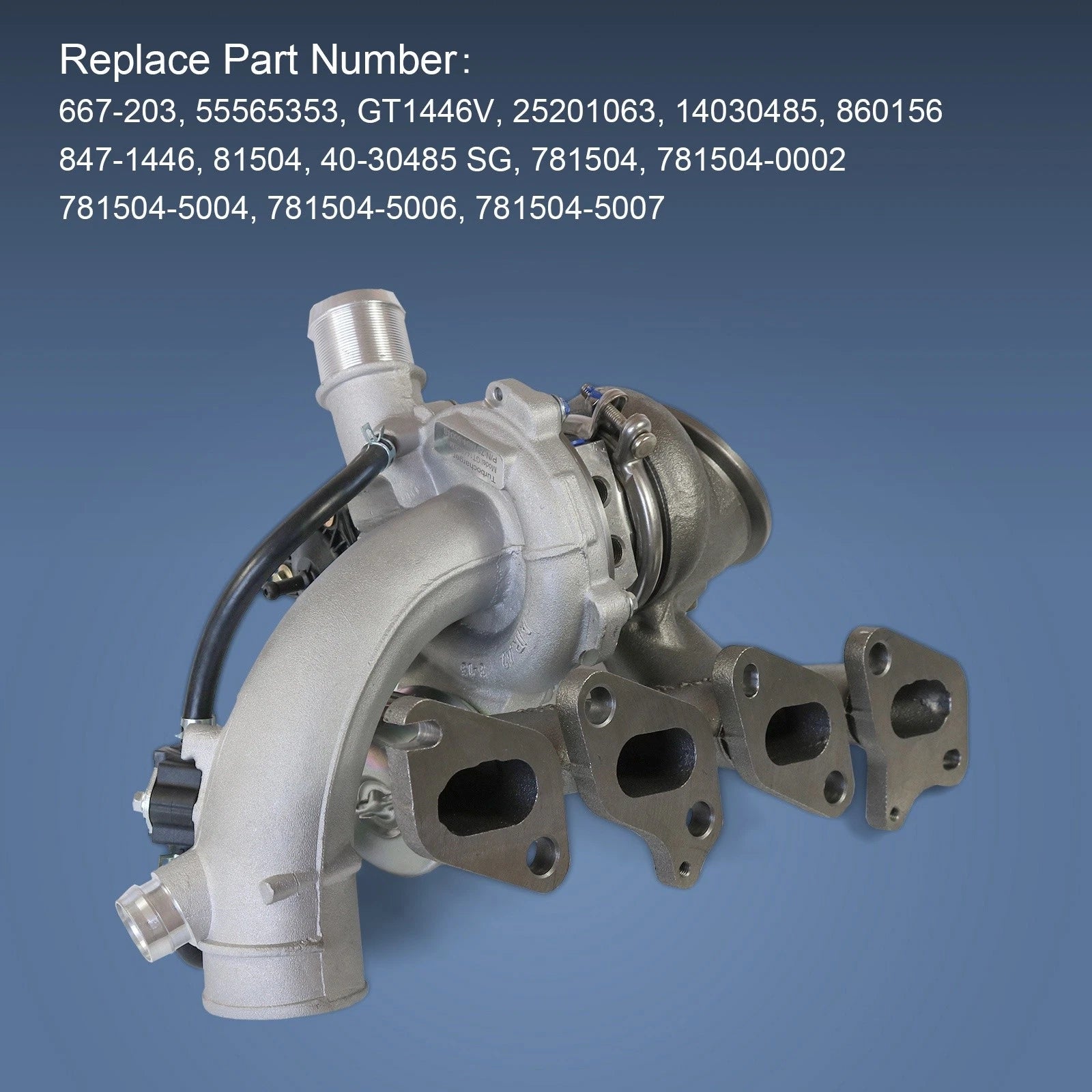 Turbocharger for Buick Encore, Chevy Cruze, Sonic, Trax (2013-2020)
