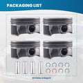 4X Engine Piston Ring Set for Hyundai Kona 2.0L (2018–2019) 23040-2E601