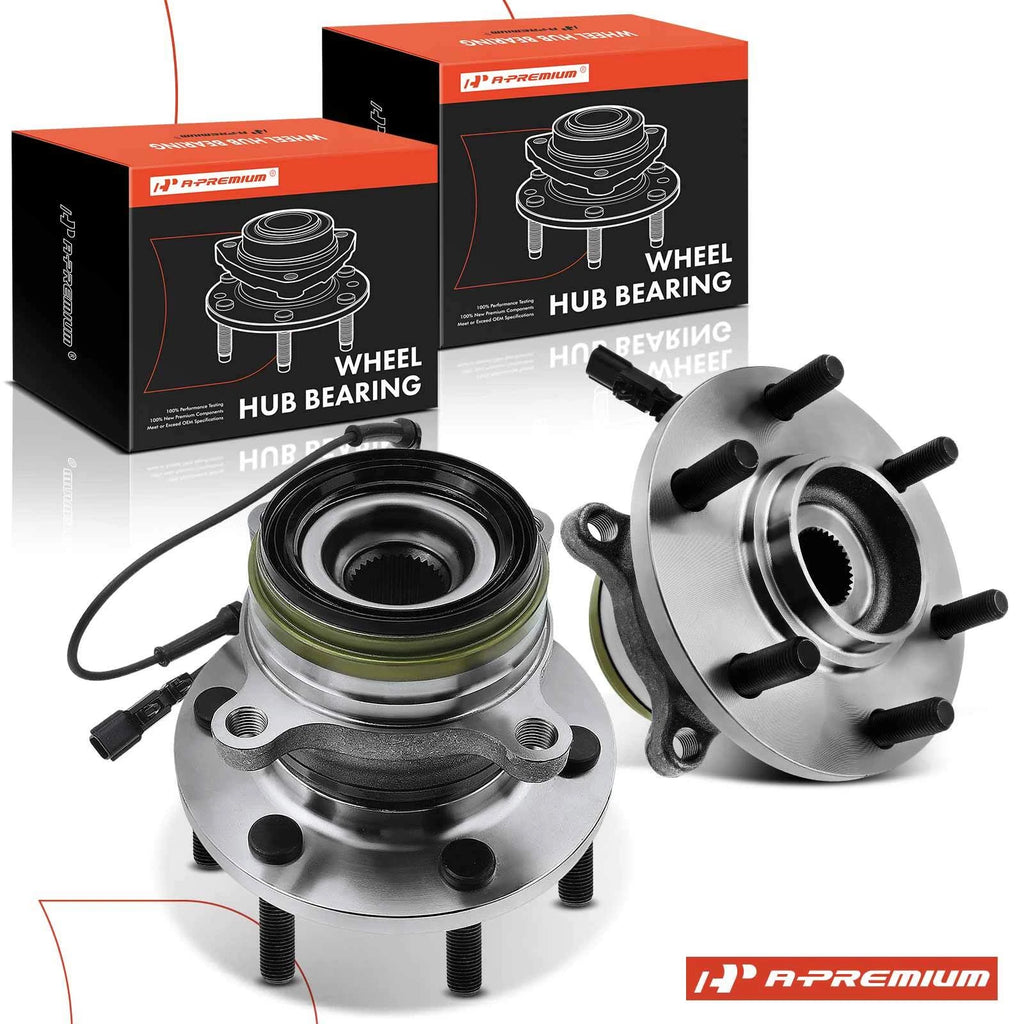 2X Front Wheel Hub & Bearing Assembly for Nissan Titan XD (2016–2024)