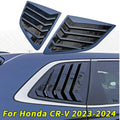 Rear window trims 2 x Gloss Black window blinds for Honda CR-V (2023–2024)