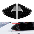 Glossy Black Rear Window Louver Cover for Subaru WRX STI (2022-2025)