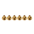 Set of 6 Titanium M5 Truss Torx Bolts M5x10mm for Bike Motor Gold