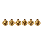 Set of 6 Titanium M5 Truss Torx Bolts M5x10mm for Bike Motor Gold
