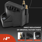3X Ignition Coils & 6X Iridium Spark Plugs for Chevy Malibu (1999–2003)