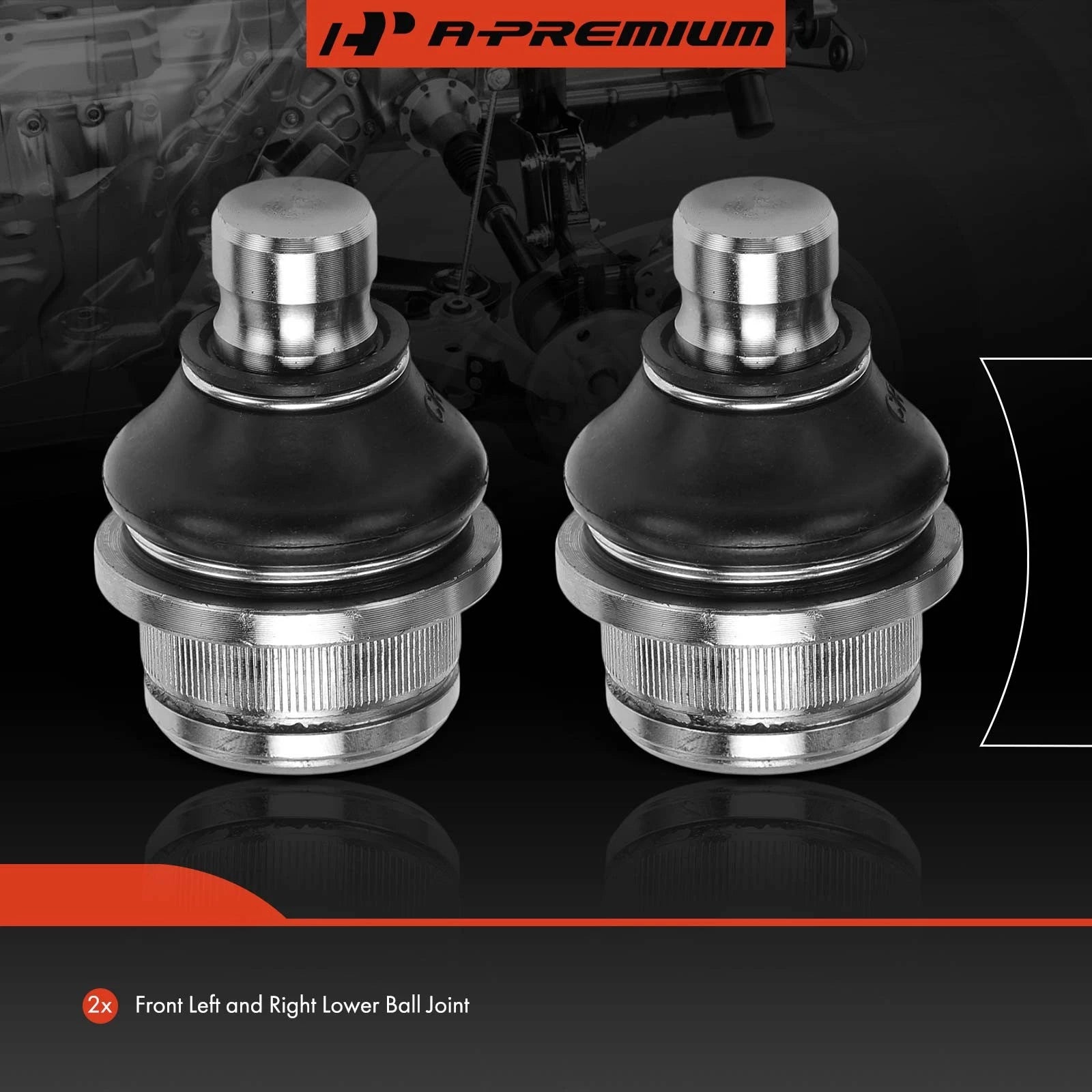2X Front Lower Ball Joint for Mitsubishi Lancer (2002-2007)