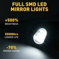 Side LED Mirror Lights Puddle for Dodge RAM 4500 5500 (2011–2018)