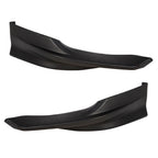 2PC Front Bumper Splitter Lip for Honda Civic Coupe (2014–2015) Black PU HFP Style