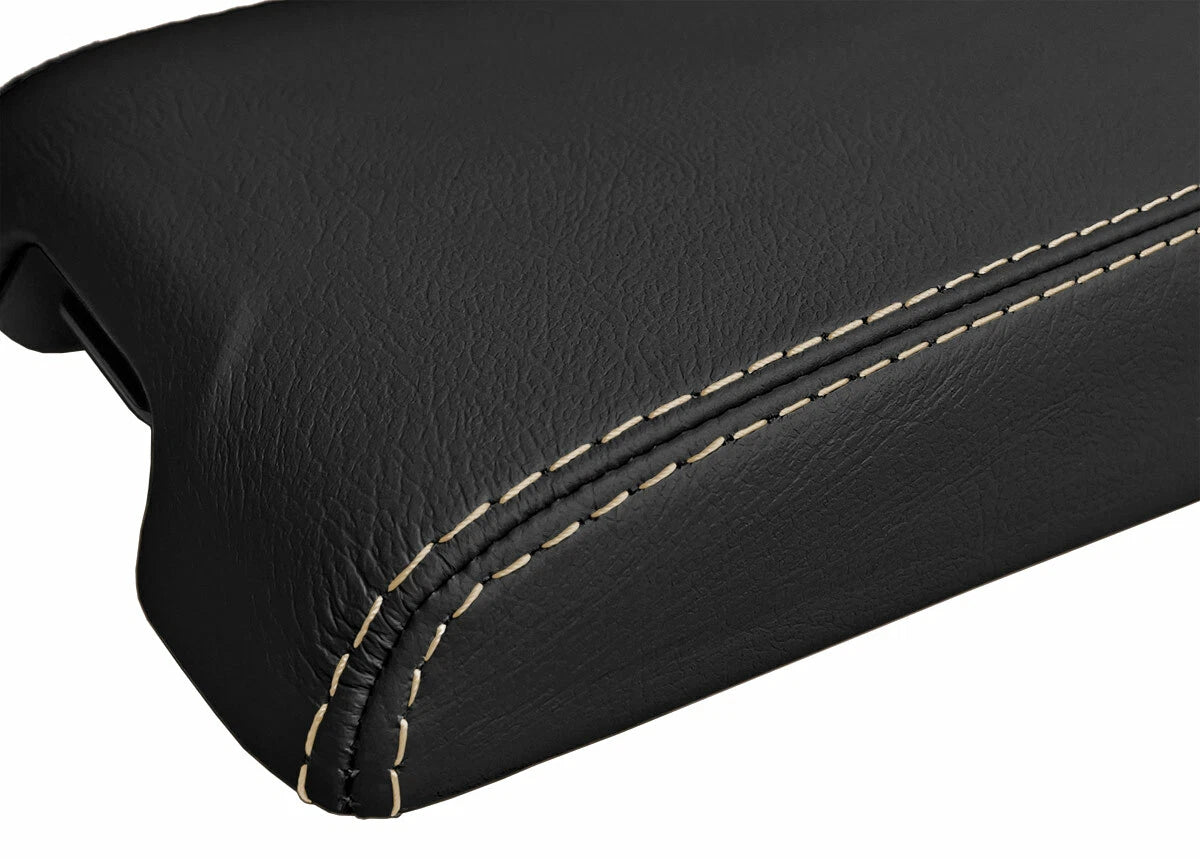 Leather Console Lid Armrest Cover for Infiniti G35 Coupe (2002–2007) Beige