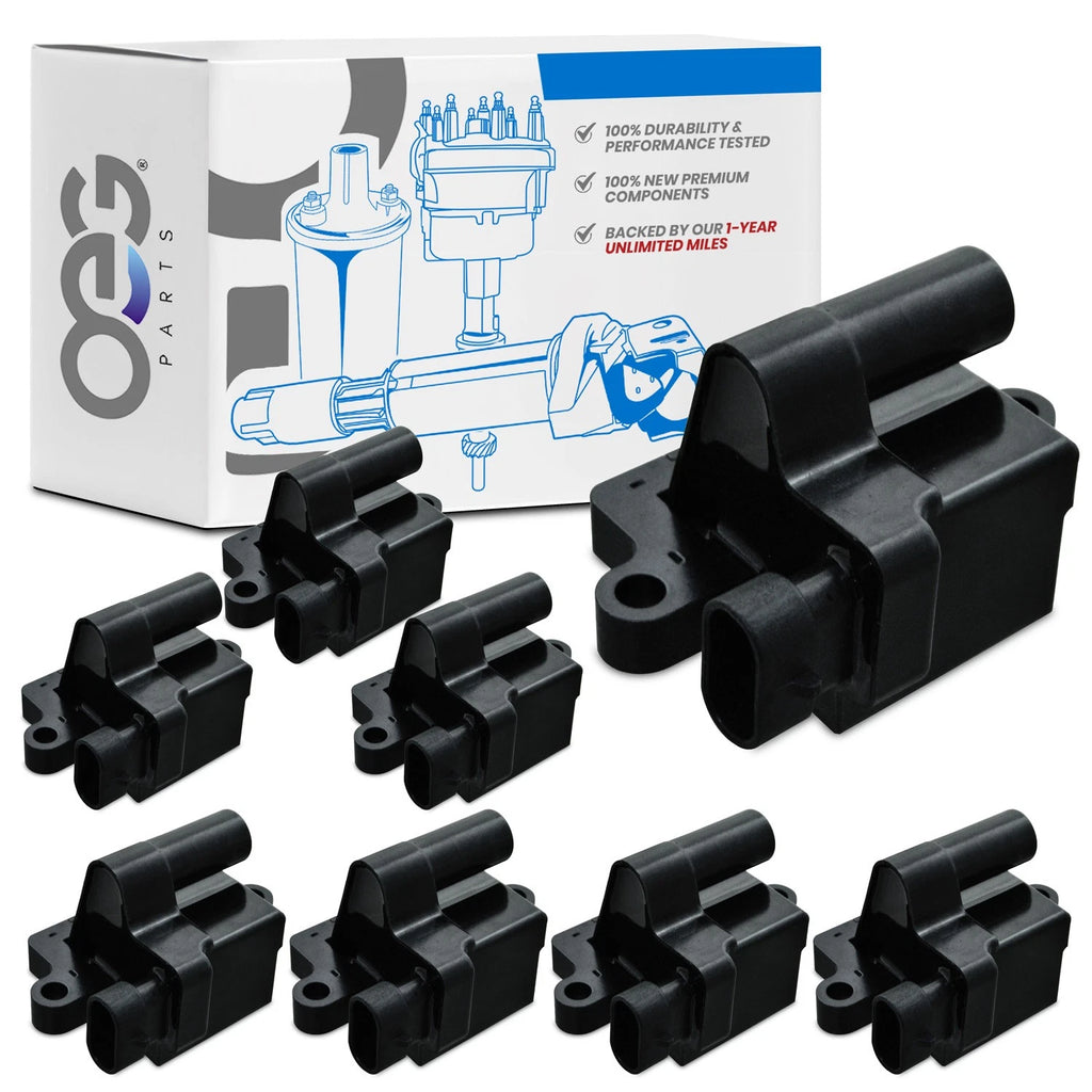 Set of 8 Ignition Coils for Cadillac Escalade 5.3L (2002–2005)
