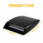 Hood Scoop for Universal Car SUV (Black Decorative Air Flow Intake)