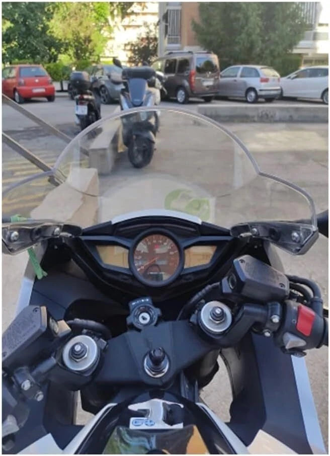 Clear Double Bubble Windscreen for Honda VFR1200F (2010–2013)