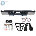 Complete Steel Chrome Bumper for Chevy Silverado GMC Sierra 1500 (2007–2013)
