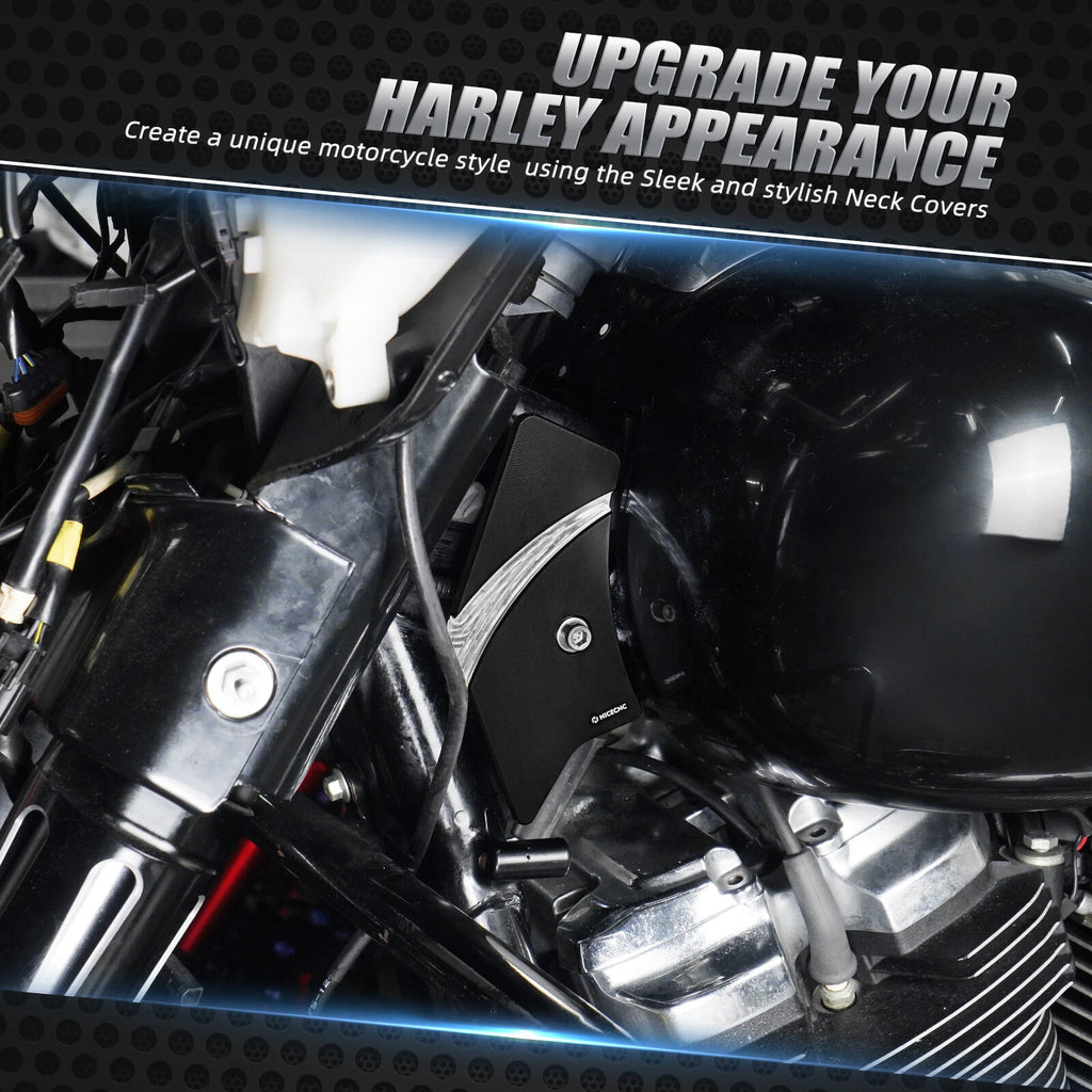 NICECNC Frame Steering Neck Covers for Harley Street Glide CVO (2017–2022)
