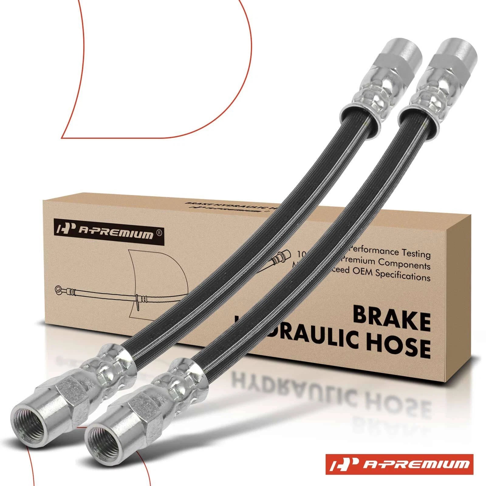2X Rear Brake Hydraulic Hose for BMW 318i 318ti 318is 320i M3 (1991–1997)