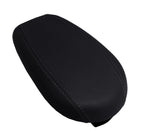 Console Lid Armrest Cover for Hyundai Veloster (2012–2018) Black PVC Leather