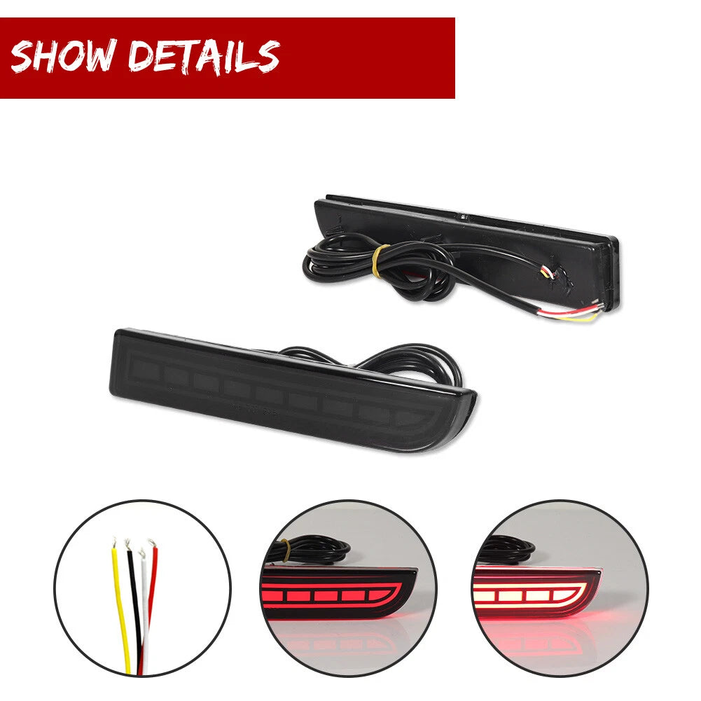 Smoked LED Brake Sequential Signal Lights for Mitsubishi Lancer Evo & Outlander