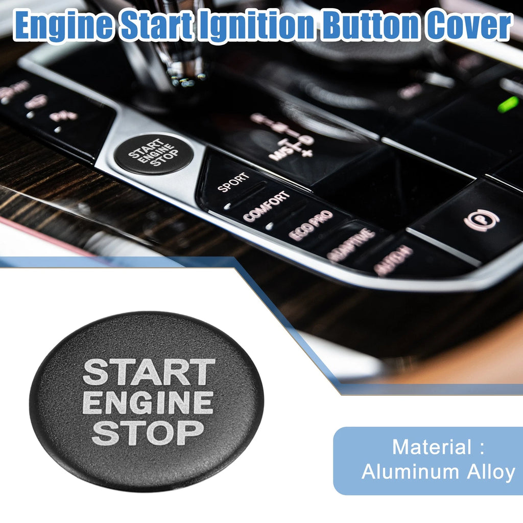 Start Stop Ignition Button Cover Decal for BMW 320i 330i G20 (2020–2022) Black