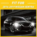 Set of 2 Bumper Side Brackets for Nissan Sentra (2016–2019) NI1033112