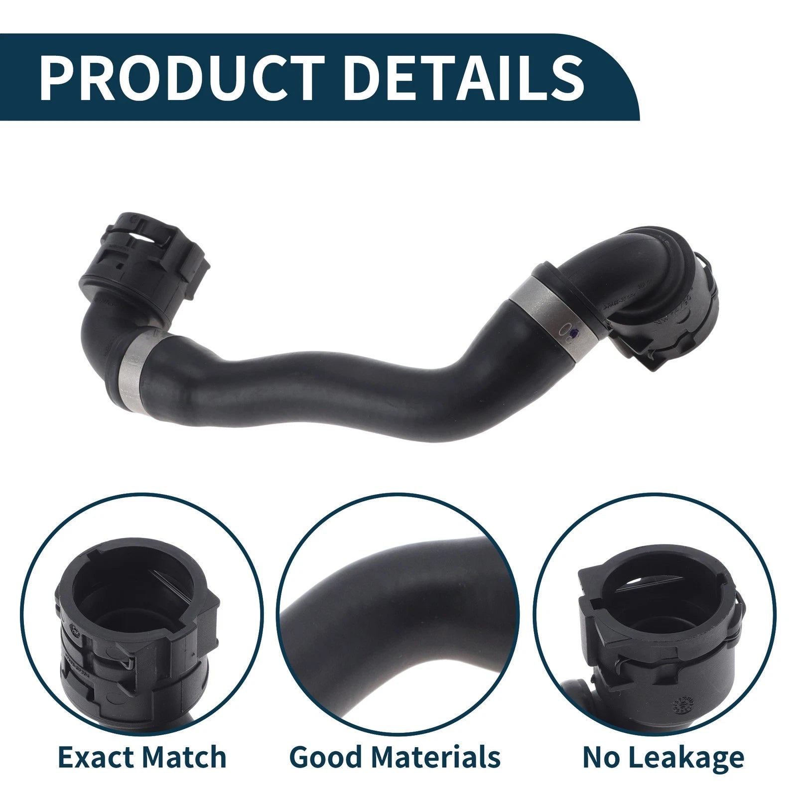 Radiator Hose No.17128602613 for BMW 530i (2017–2023)