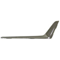 Replacement Chrome ABS Plastic Front Driver Upper Bumper Cover Grille Molding