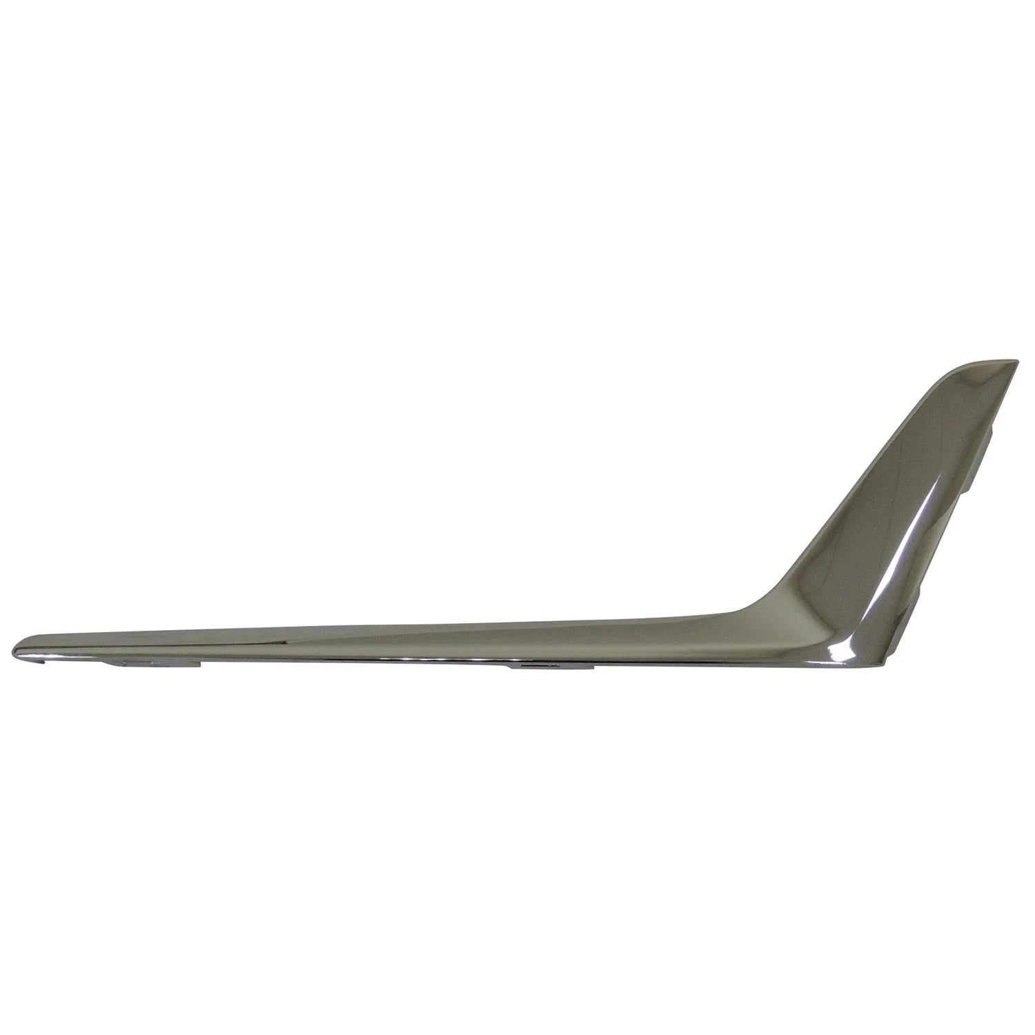 Replacement Chrome ABS Plastic Front Driver Upper Bumper Cover Grille Molding