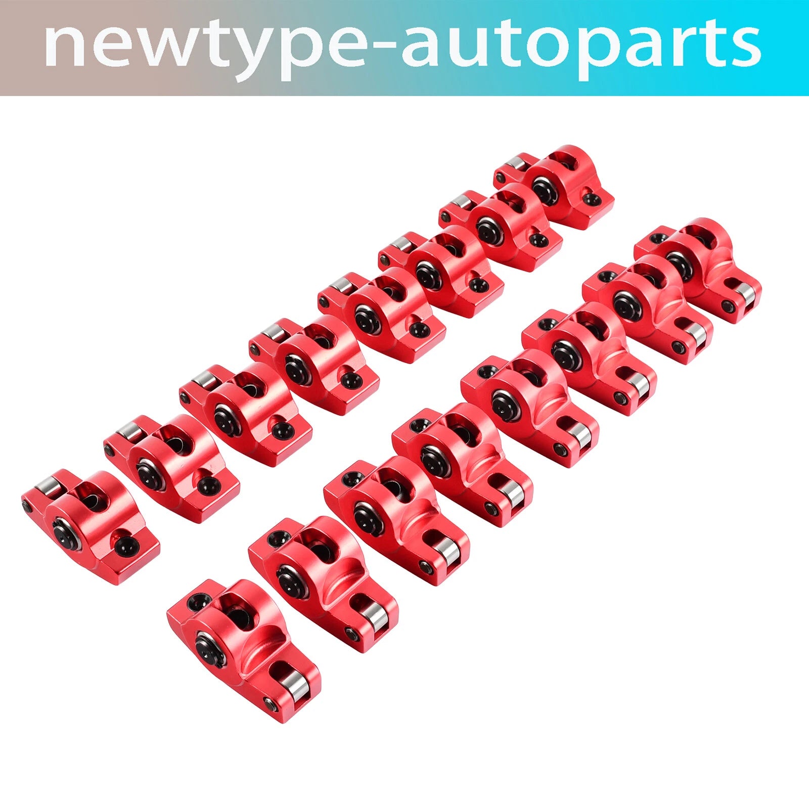 1.5 Ratio 3/8" Aluminum Roller Rocker Arm Kit for Small Block Chevy (327–400)