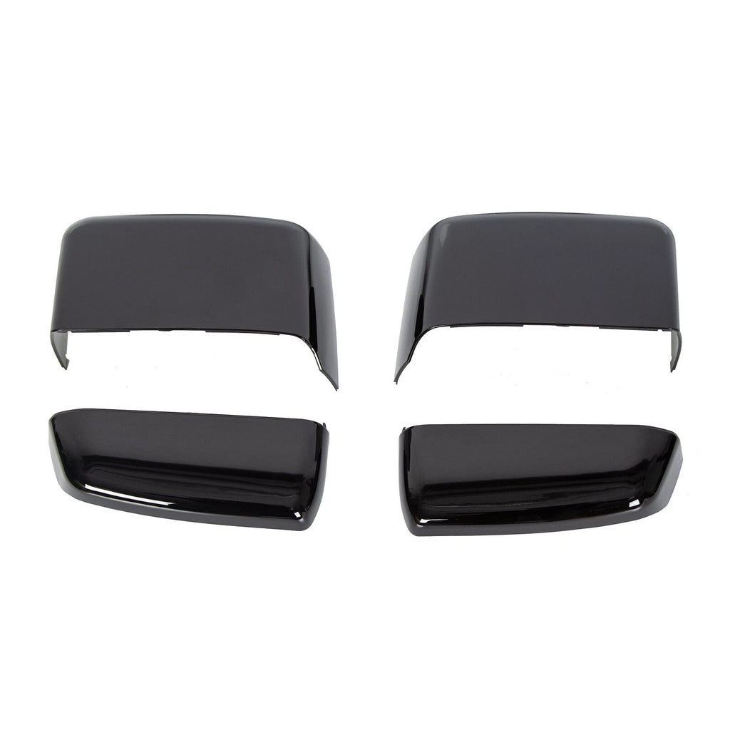 Gloss Black Tow Mirror Cap Cover for Chevy Silverado GMC Sierra (2014–2019)
