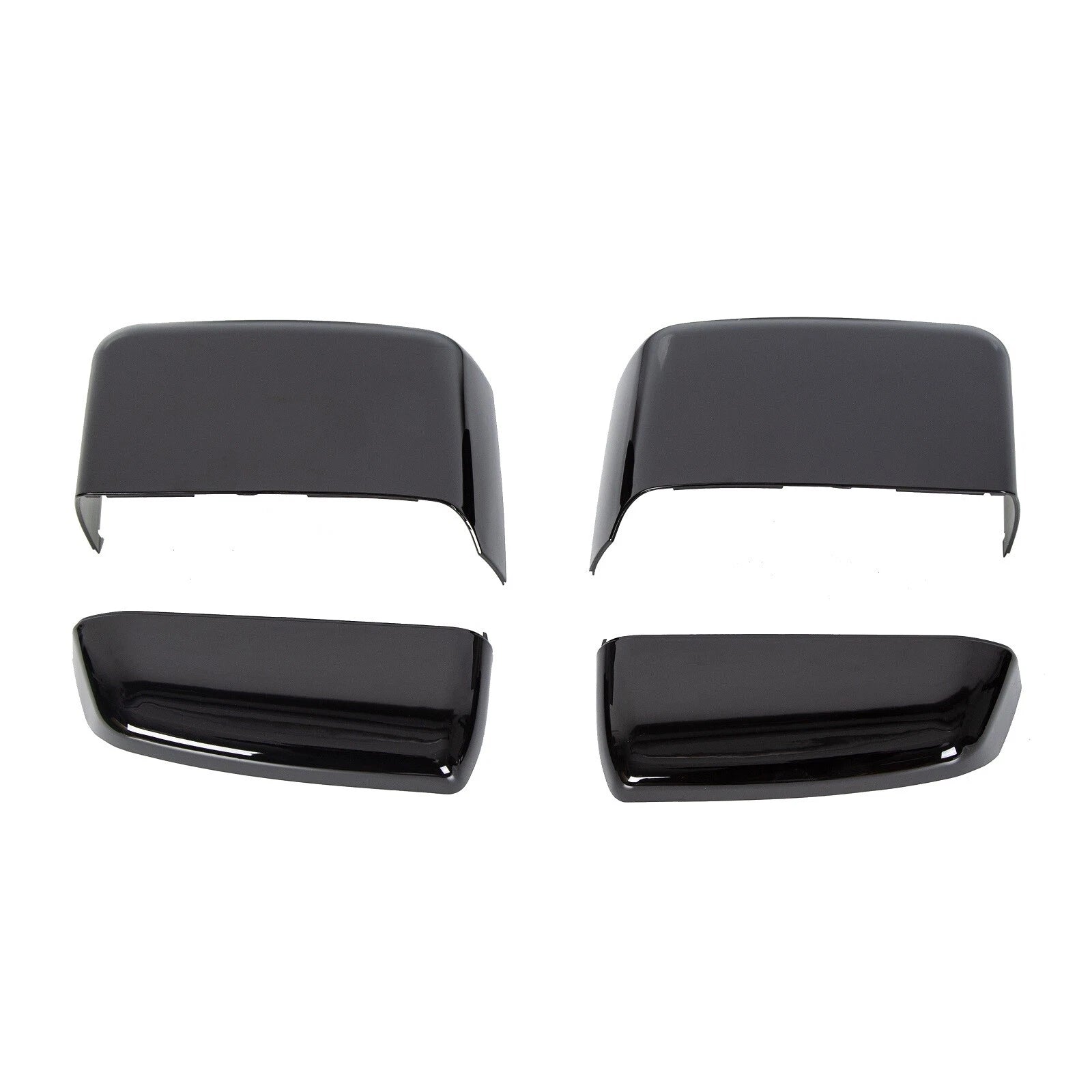 Gloss Black Tow Mirror Cap Cover for Chevy Silverado GMC Sierra (2014–2019)