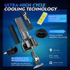 2X H11 LED Headlight Bulbs for NOVSIGHT (10000LM)