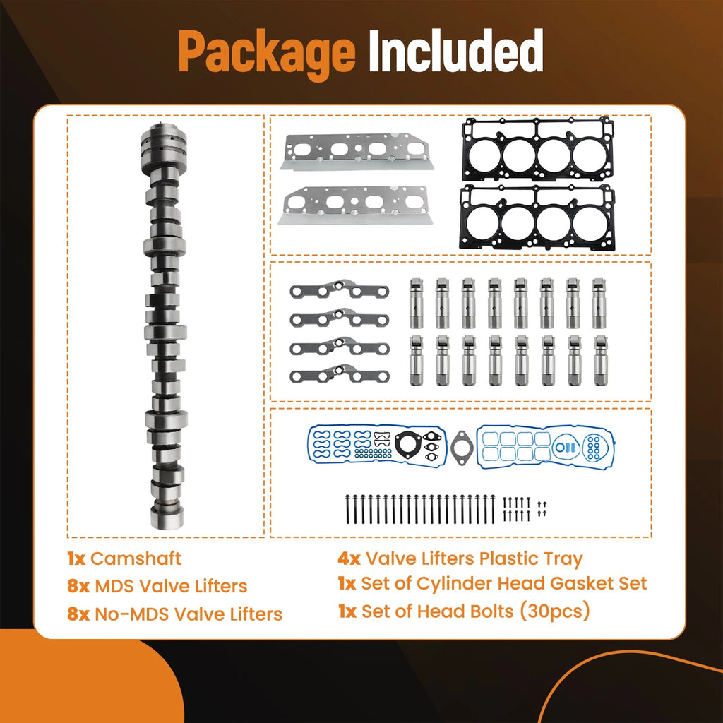 MDS Lifter Head Gaskets Camshaft Kit for Chrysler Jeep Grand Cherokee