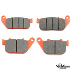 Set of 4 Front & Rear Brake Pads for Harley XL 883 1200 Sportster (2004–2013)