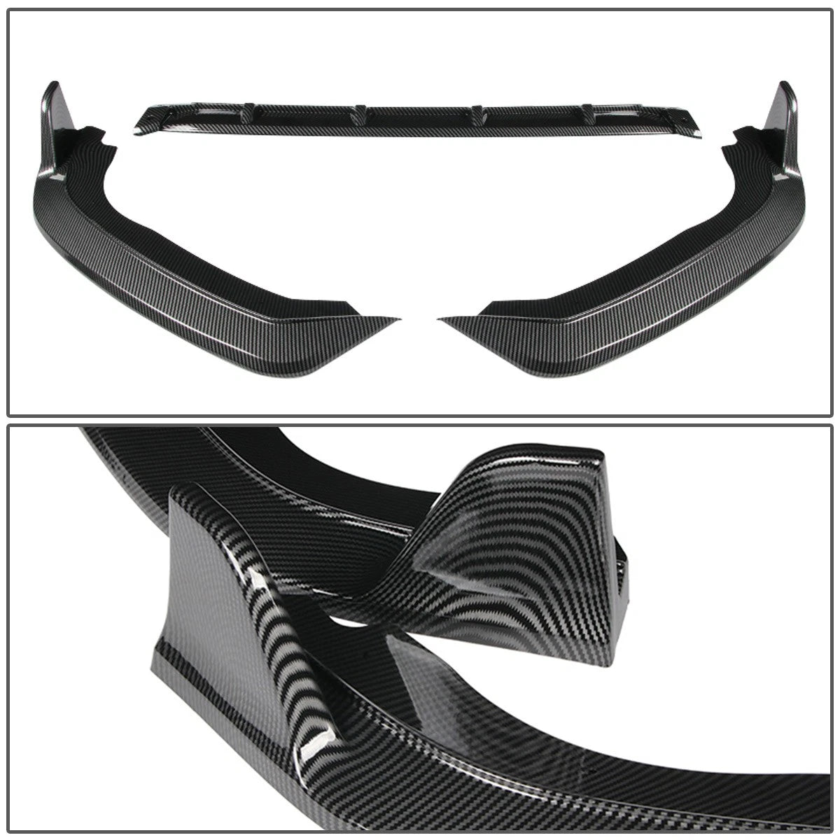 Front Bumper Lip Under Panel Splitter Diffuser for Honda Fit (2018–2021)