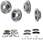 Brake Disc Rotors and Pads Kit for GMC Sierra 1500 (2005–2006)