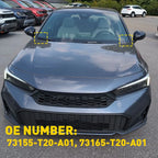 Wiper Cowl Trim Panel End Caps for Honda Civic (2022â2025)