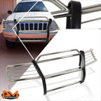 Chrome Front Bumper Brush Grill Guard for Jeep Grand Cherokee WJ (1999–2004)