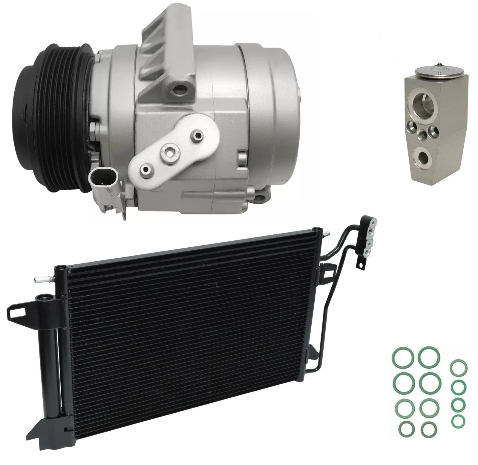 A/C Compressor Kit with Condenser for Lincoln MKZ 3.5L (2010–2012)
