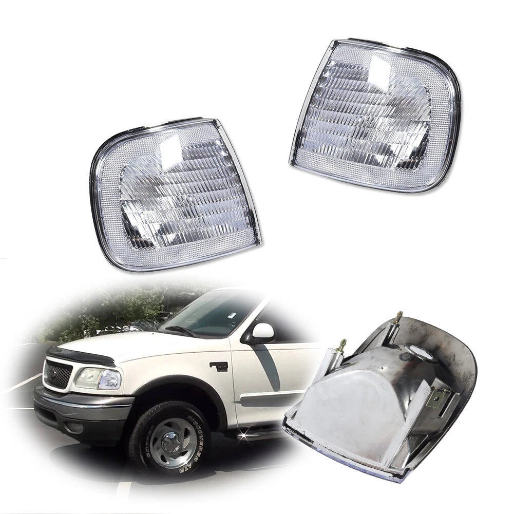 Clear Corner Lights for Ford F150 Expedition (1997–2004)