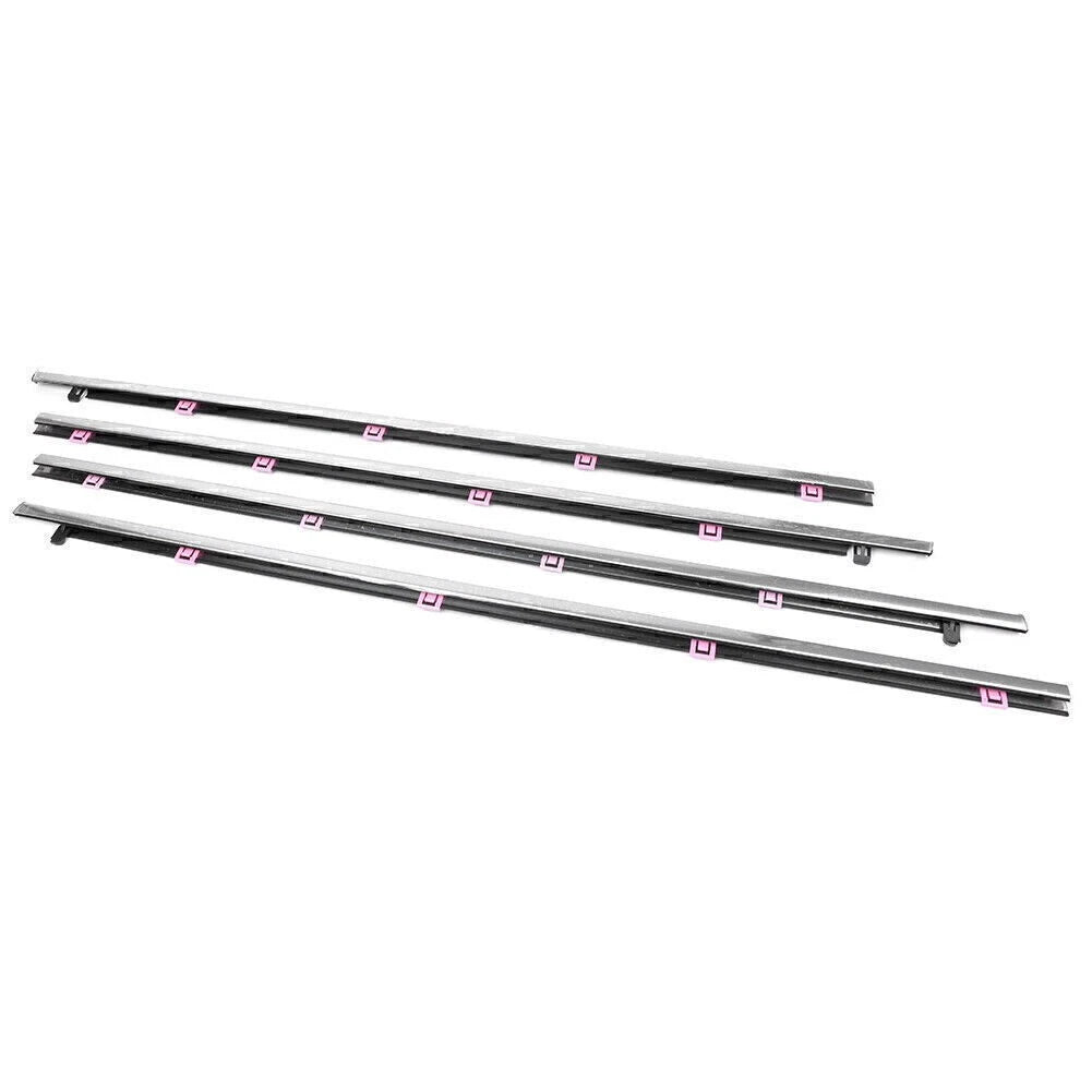Set of 4 Outside Window Moulding Trims Weather-strips for Honda Accord (2013–2017)