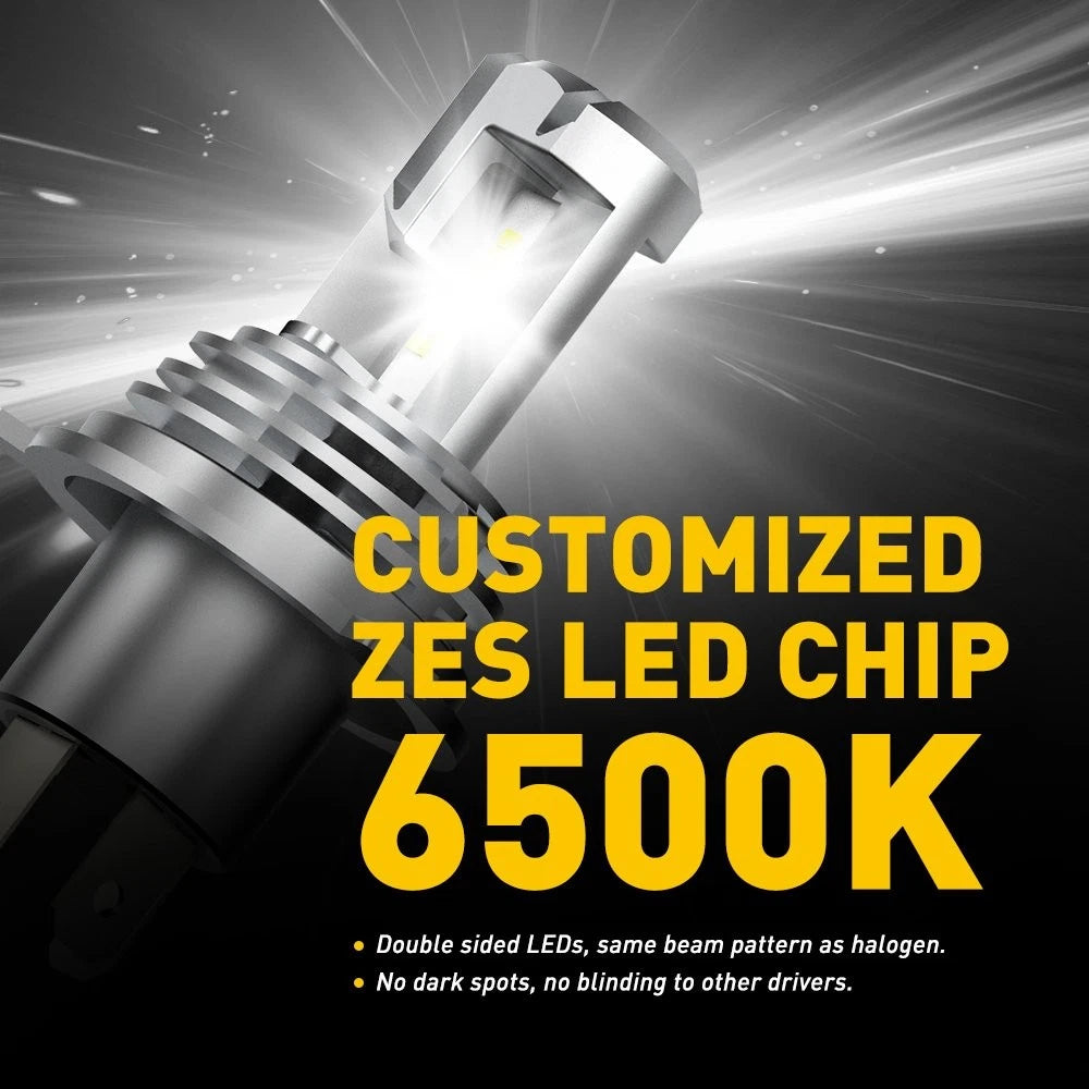 AUXITO H4 9003 LED Headlight Bulb Conversion Kit for M3 EXC (2000–2006)